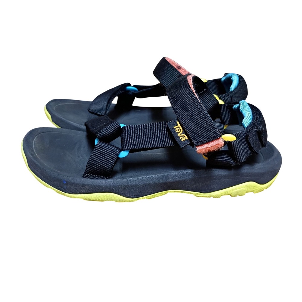 Kids Teva Hurricane XLT2 Sandals Black Multi Color Outdoor Sport Hiking Size 1